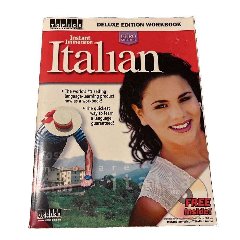 Instant Immersion Italian Deluxe Edition Workbook NO CD by Topics Entertainment